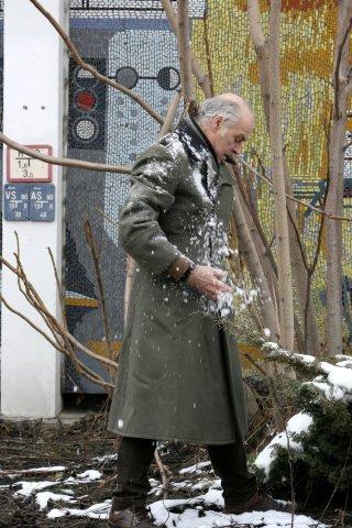 Schnee der aus Stalingrad kommt